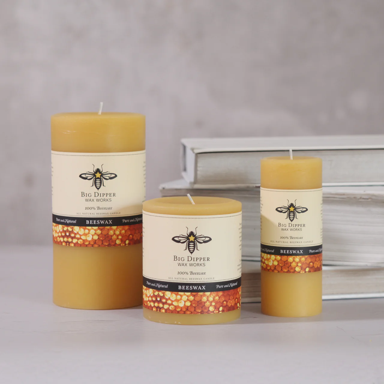 100% Pure Beeswax Pillar Candles (Multiple Colors) - Image 10