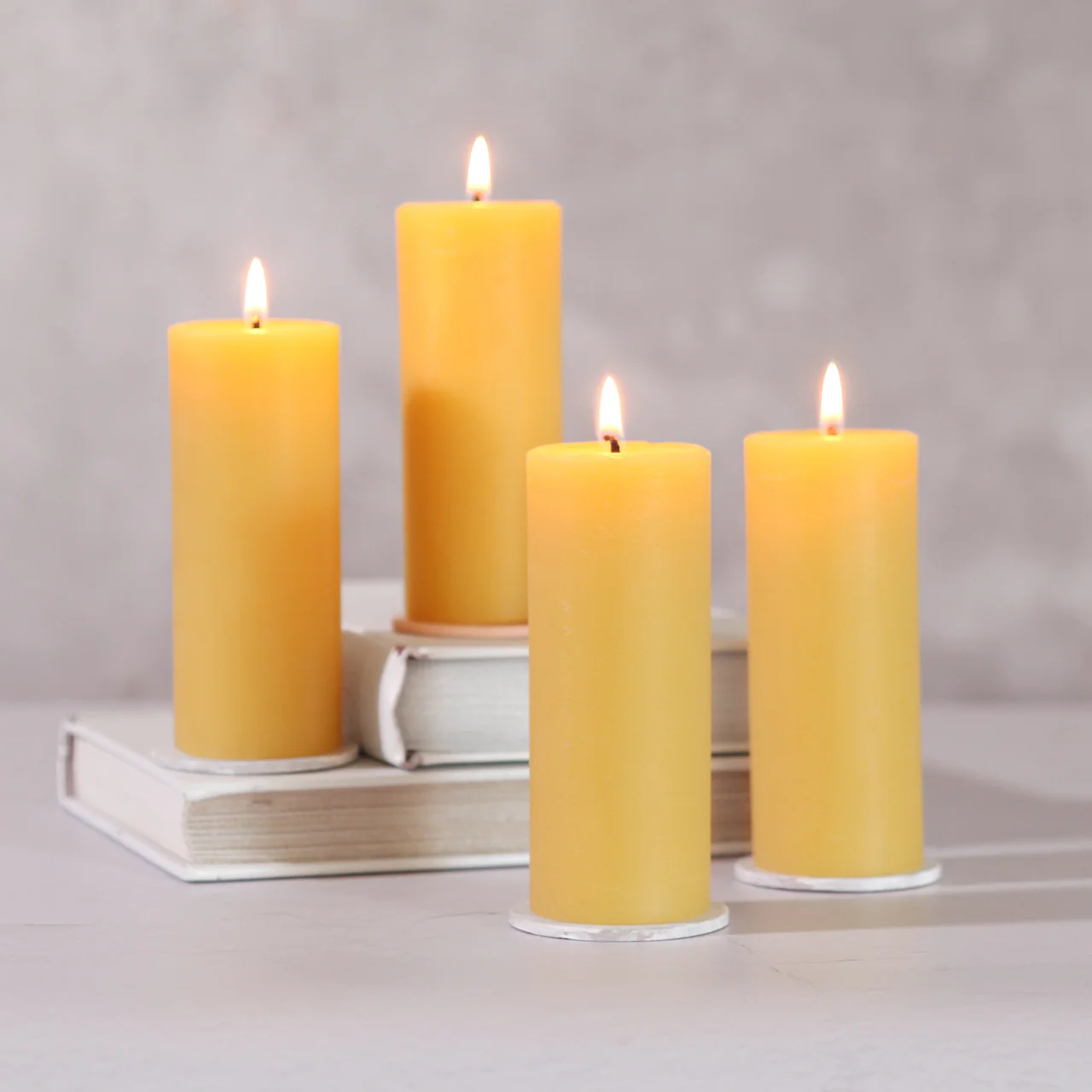 100% Pure Beeswax Pillar Candles (Multiple Colors) - Image 12