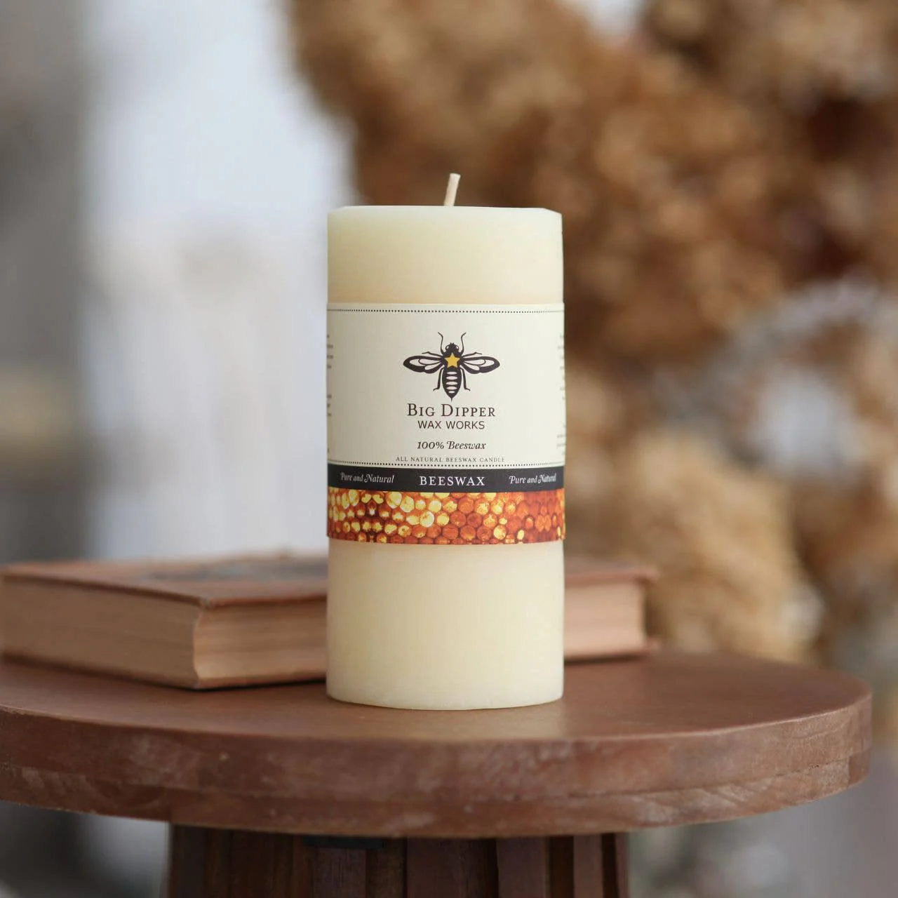 100% Pure Beeswax Pillar Candles (Multiple Colors) - Image 15