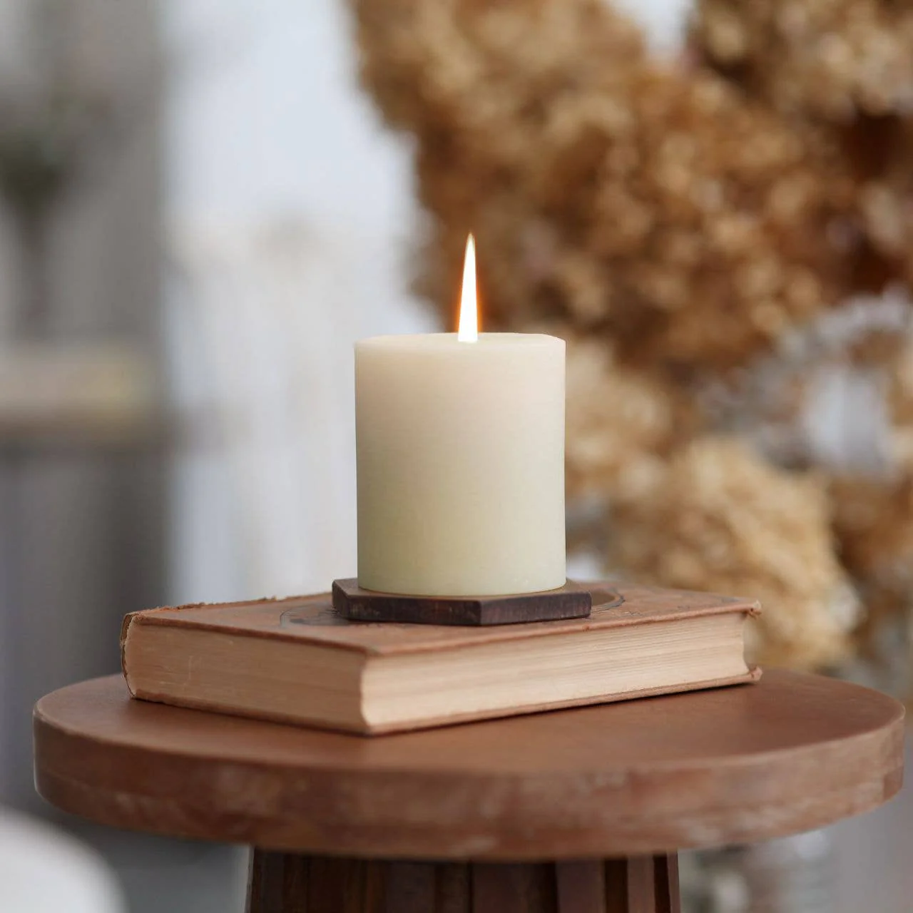 100% Pure Beeswax Pillar Candles (Multiple Colors) - Image 17