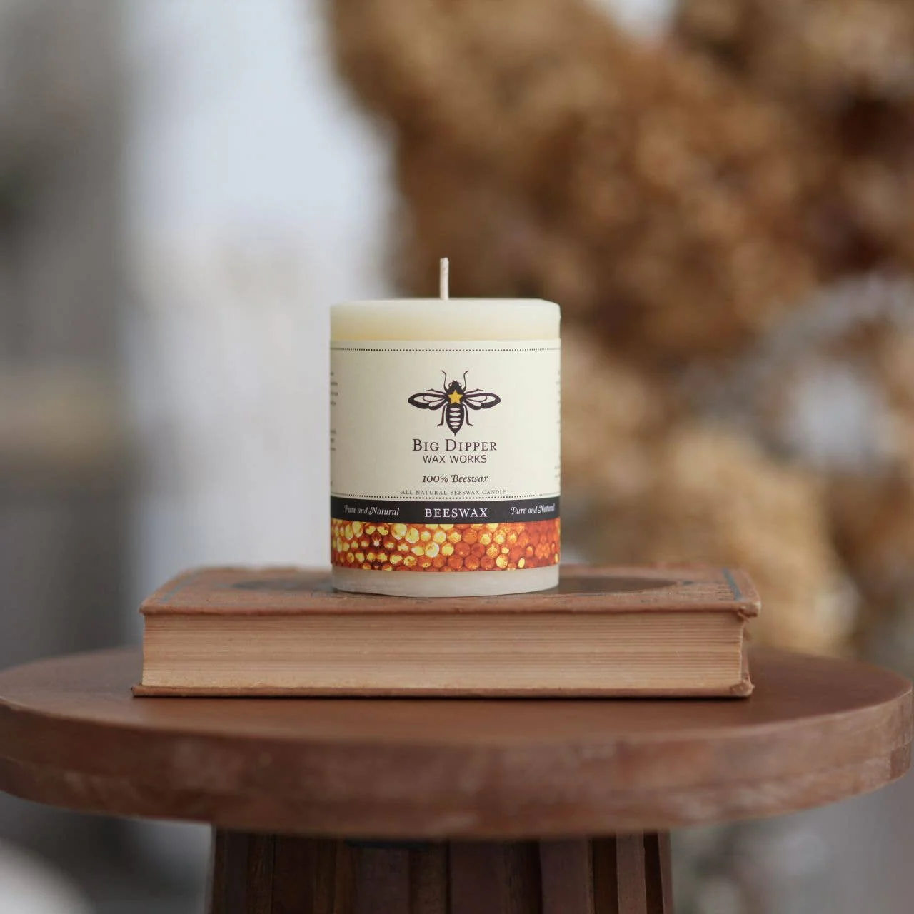 100% Pure Beeswax Pillar Candles (Multiple Colors) - Image 19