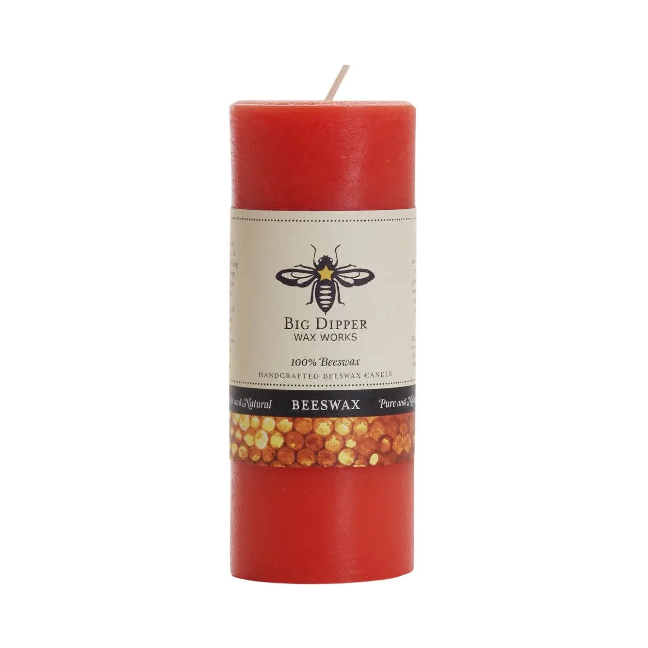 100% Pure Beeswax Pillar Candles (Multiple Colors) - Image 2