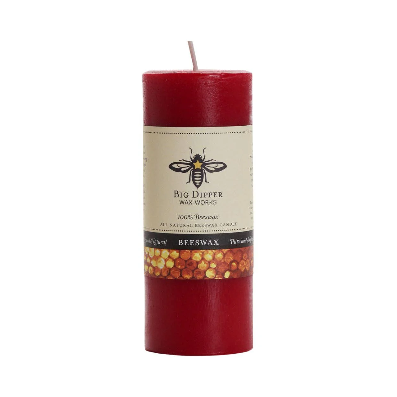 100% Pure Beeswax Pillar Candles (Multiple Colors) - Image 7