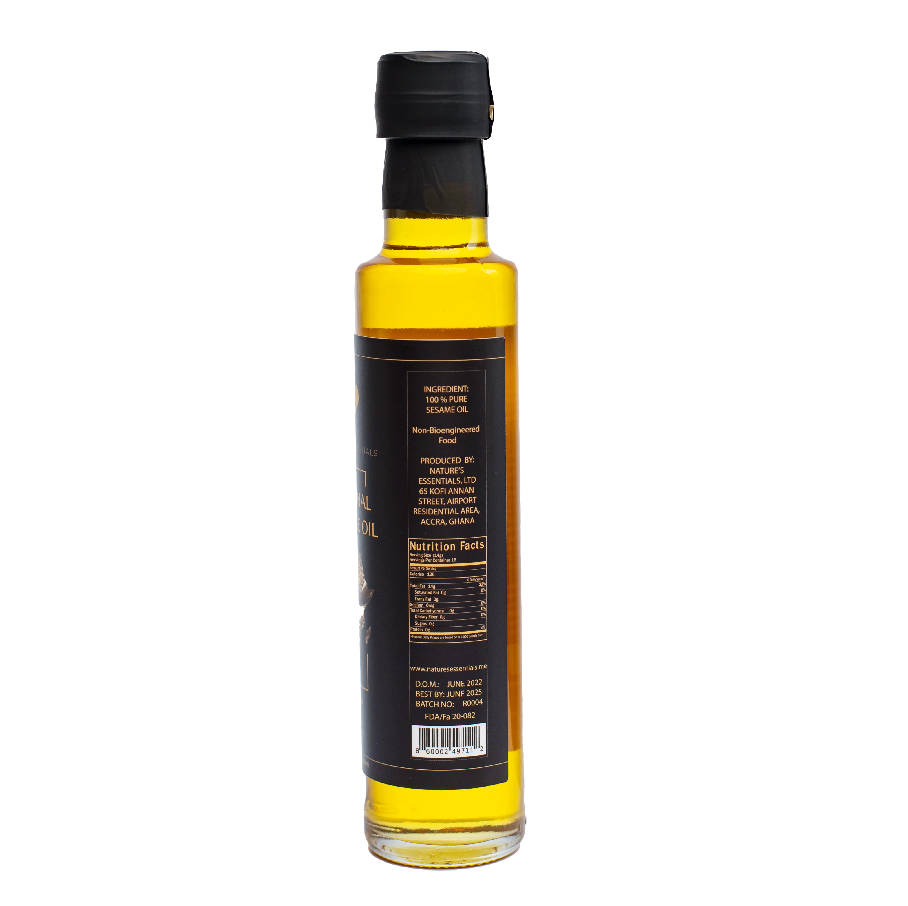 100% Pure Sesame Oil  - Cold pressed - Image 3