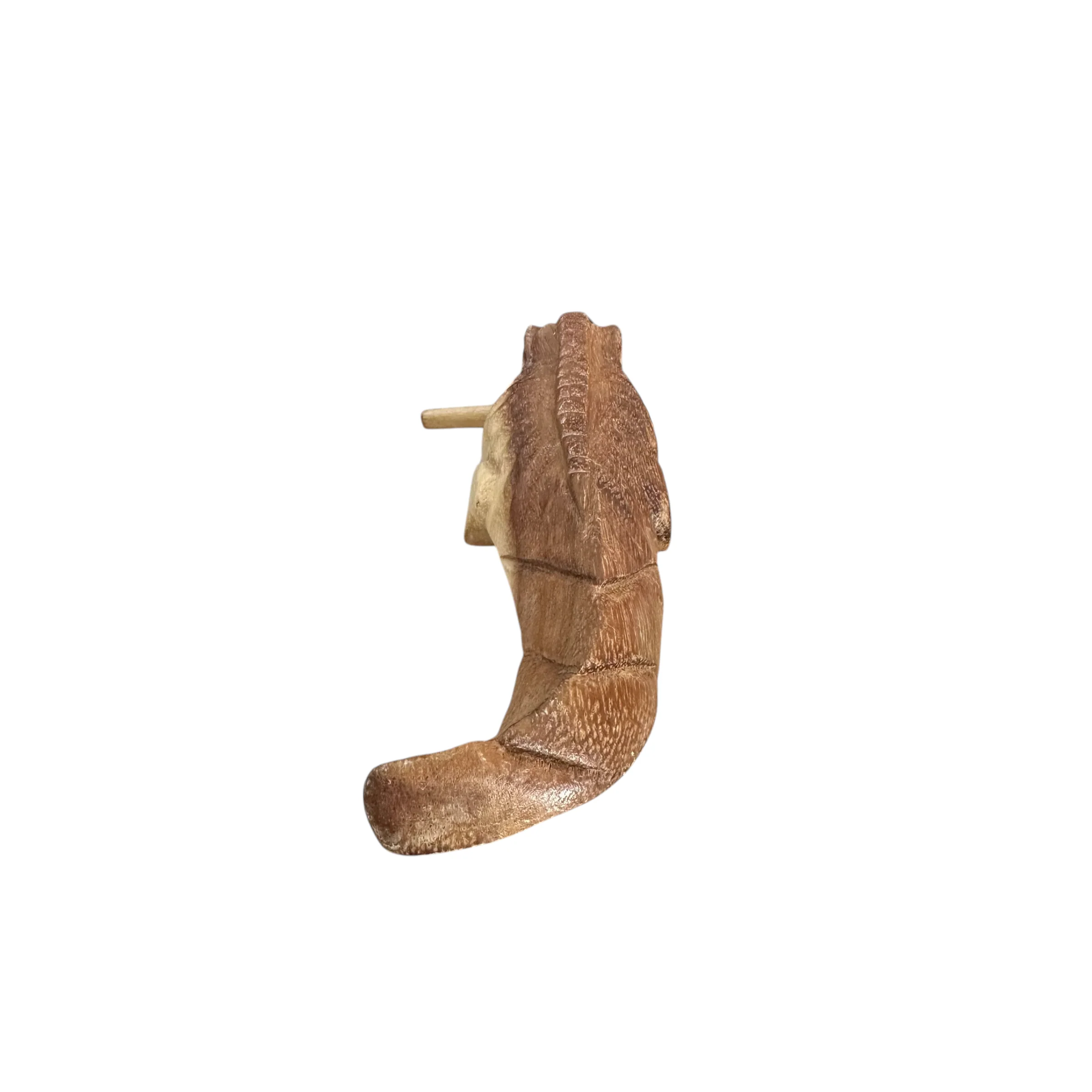 11" Wooden Musical Iguana Percussion Instrument - Image 3