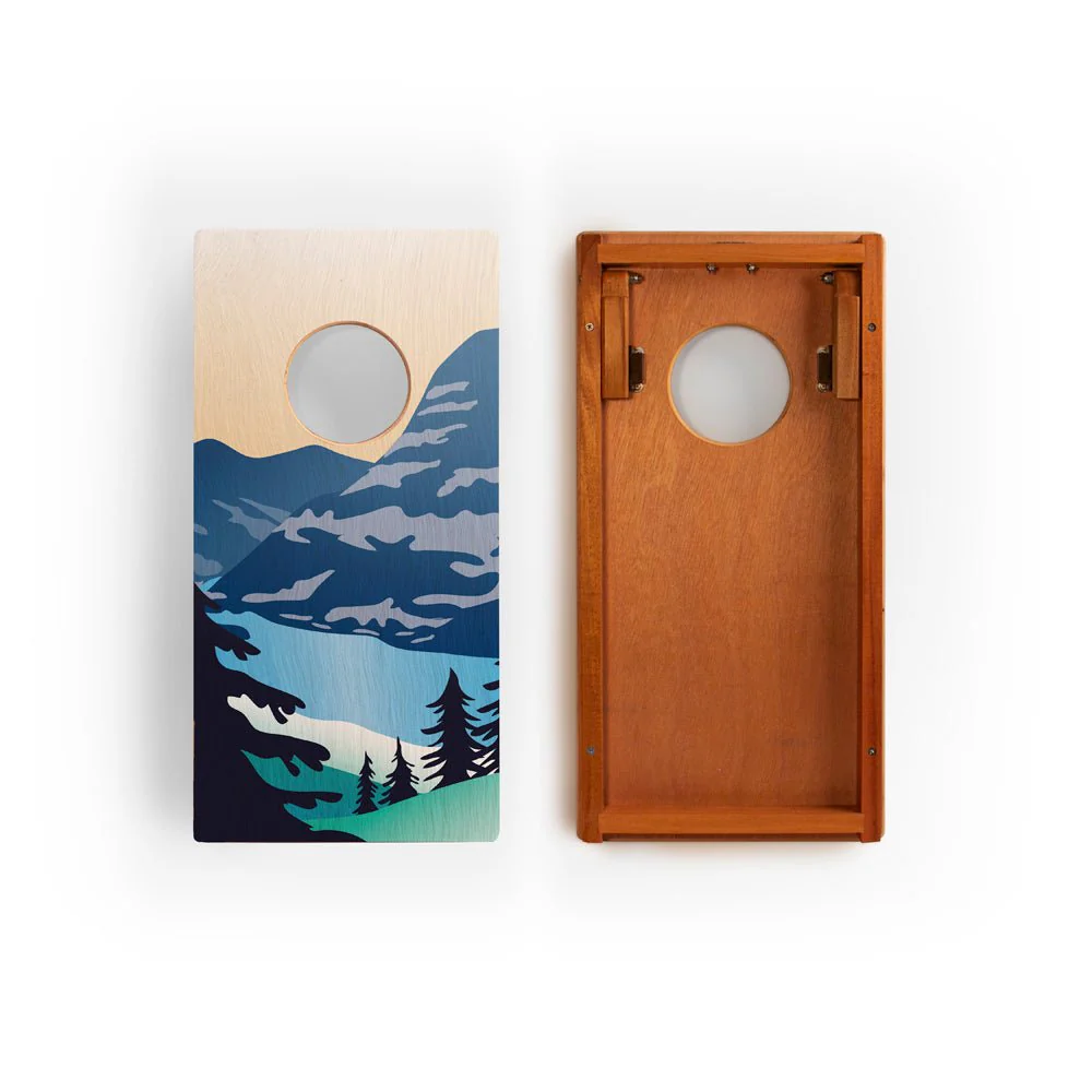 1ft x 2ft Graphic Wood Travel Cornhole Set | National Parks Inspired Collection - Image 20