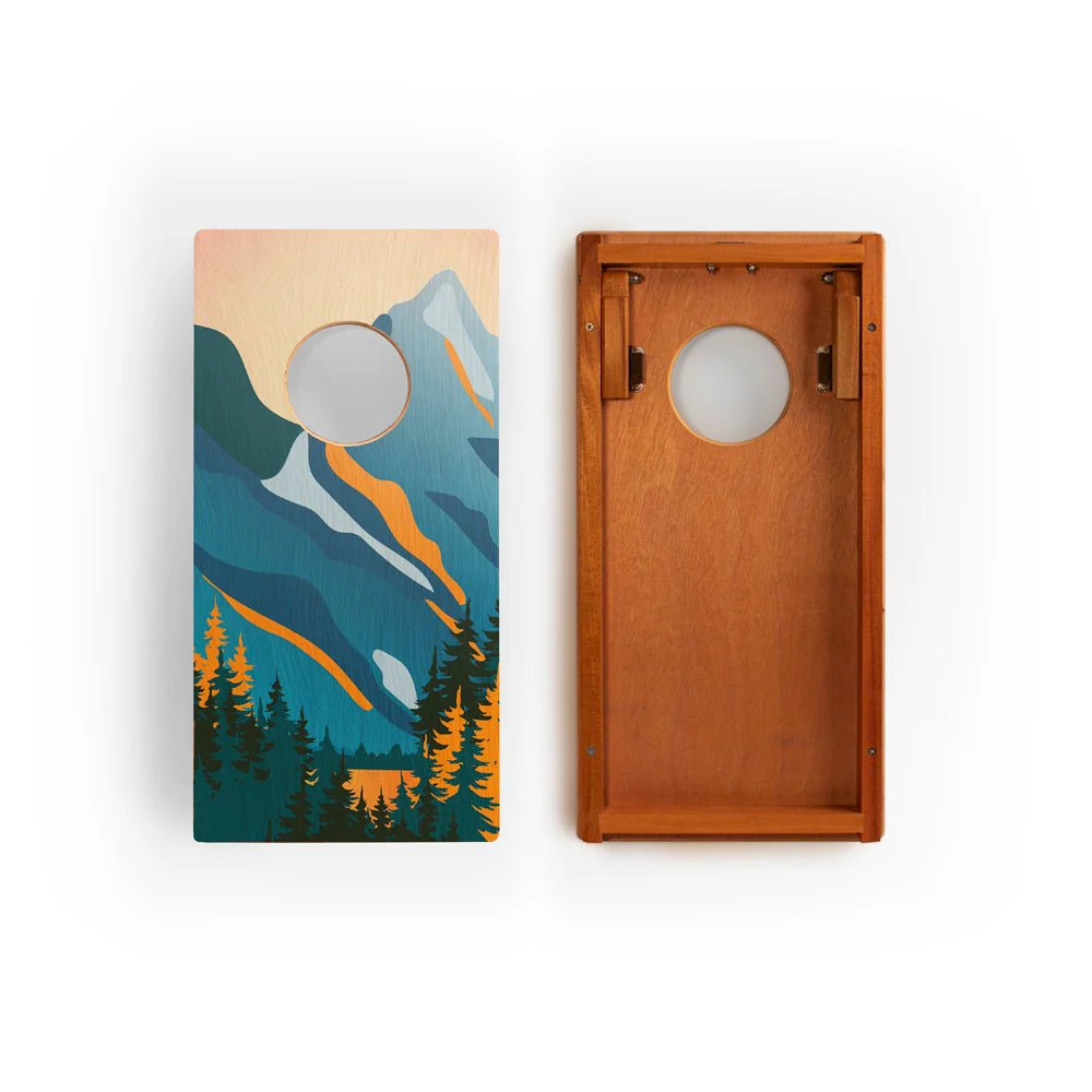1ft x 2ft Graphic Wood Travel Cornhole Set | National Parks Inspired Collection - Image 29