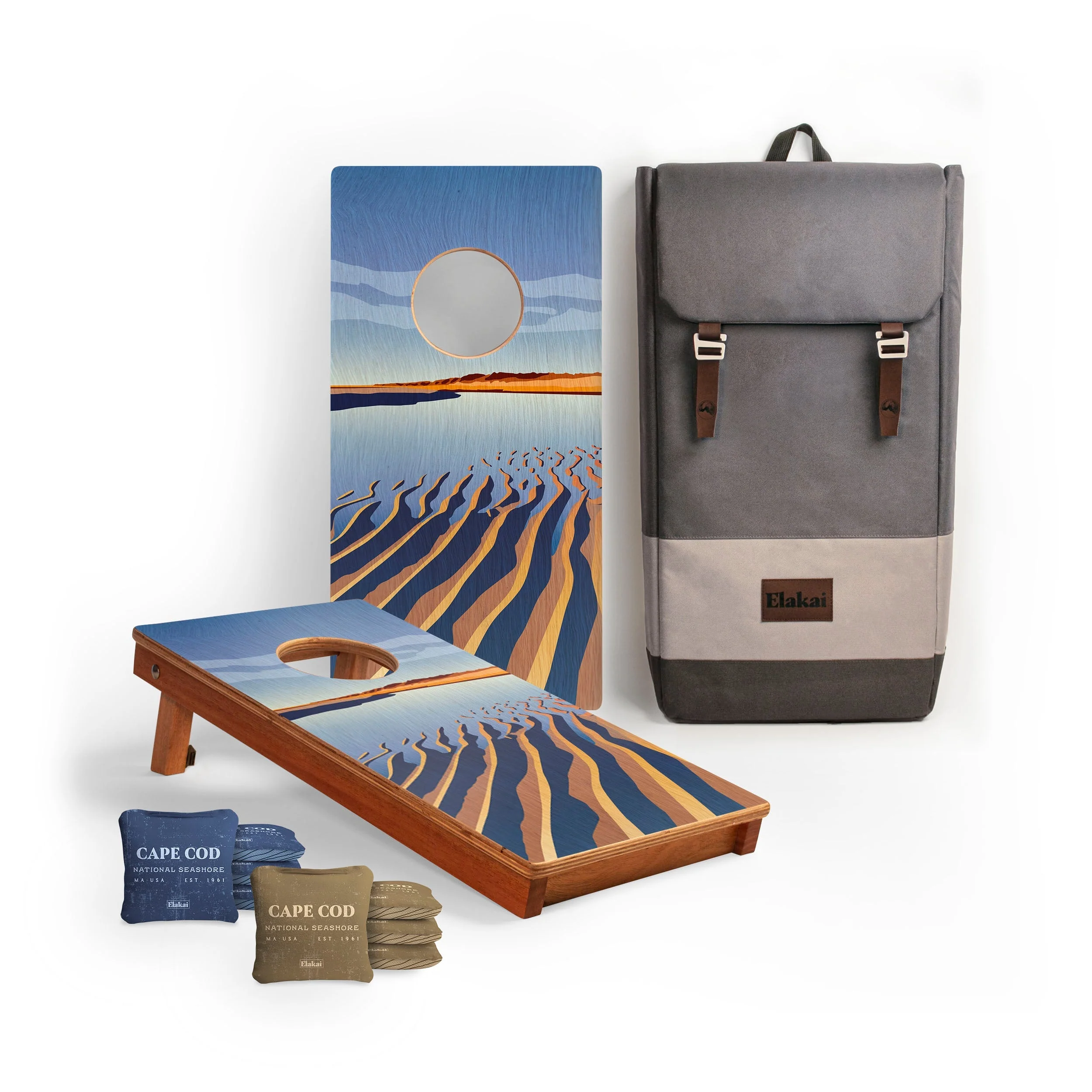 1ft x 2ft Graphic Wood Travel Cornhole Set | National Parks Inspired Collection - Image 31