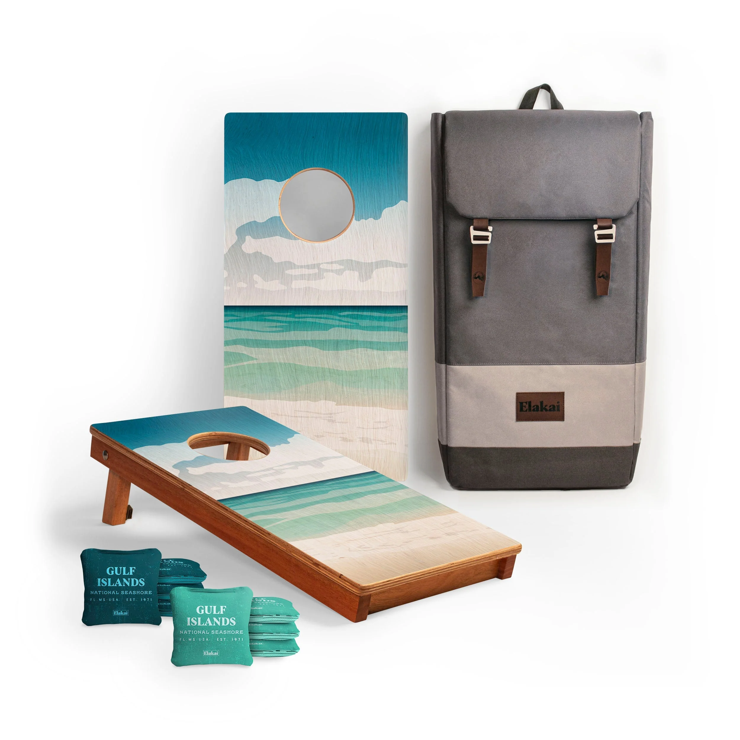 1ft x 2ft Graphic Wood Travel Cornhole Set | National Parks Inspired Collection - Image 40