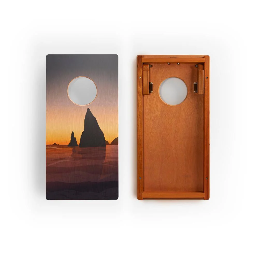 1ft x 2ft Graphic Wood Travel Cornhole Set | National Parks Inspired Collection - Image 44
