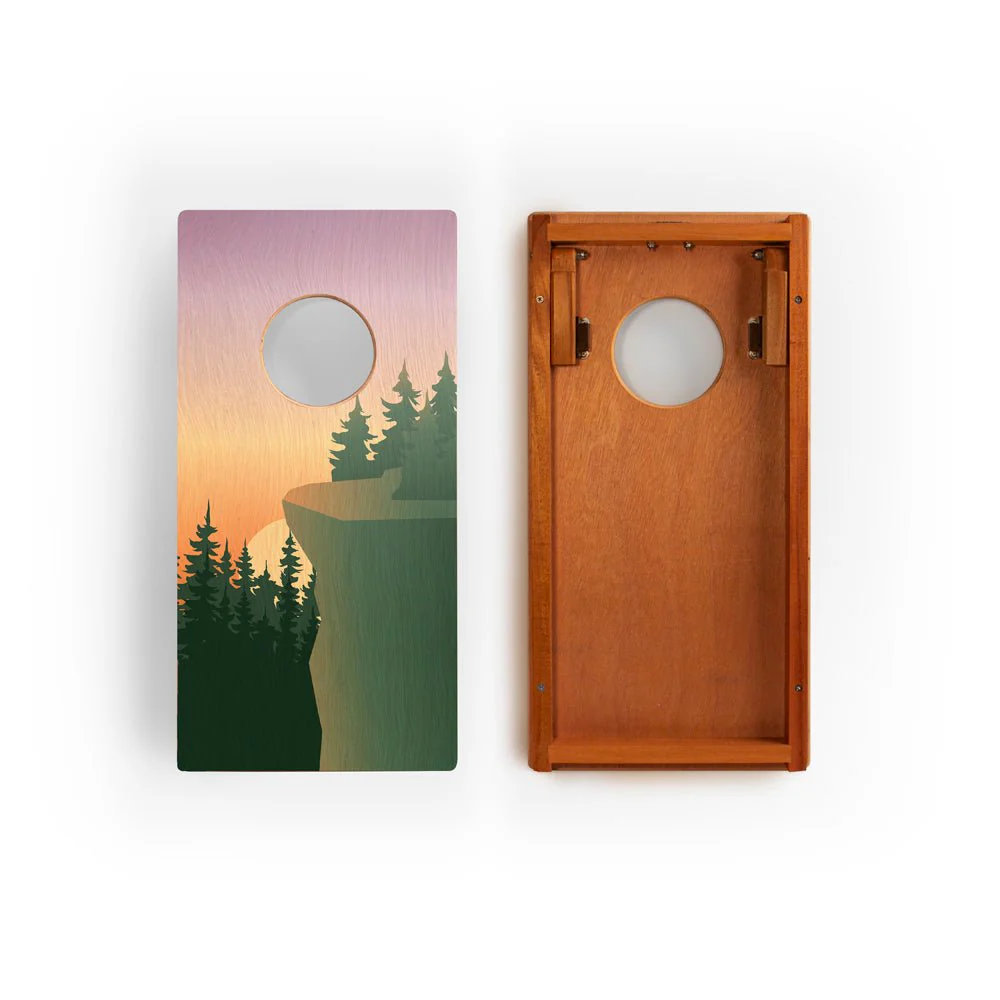 1ft x 2ft Graphic Wood Travel Cornhole Set | National Parks Inspired Collection - Image 62