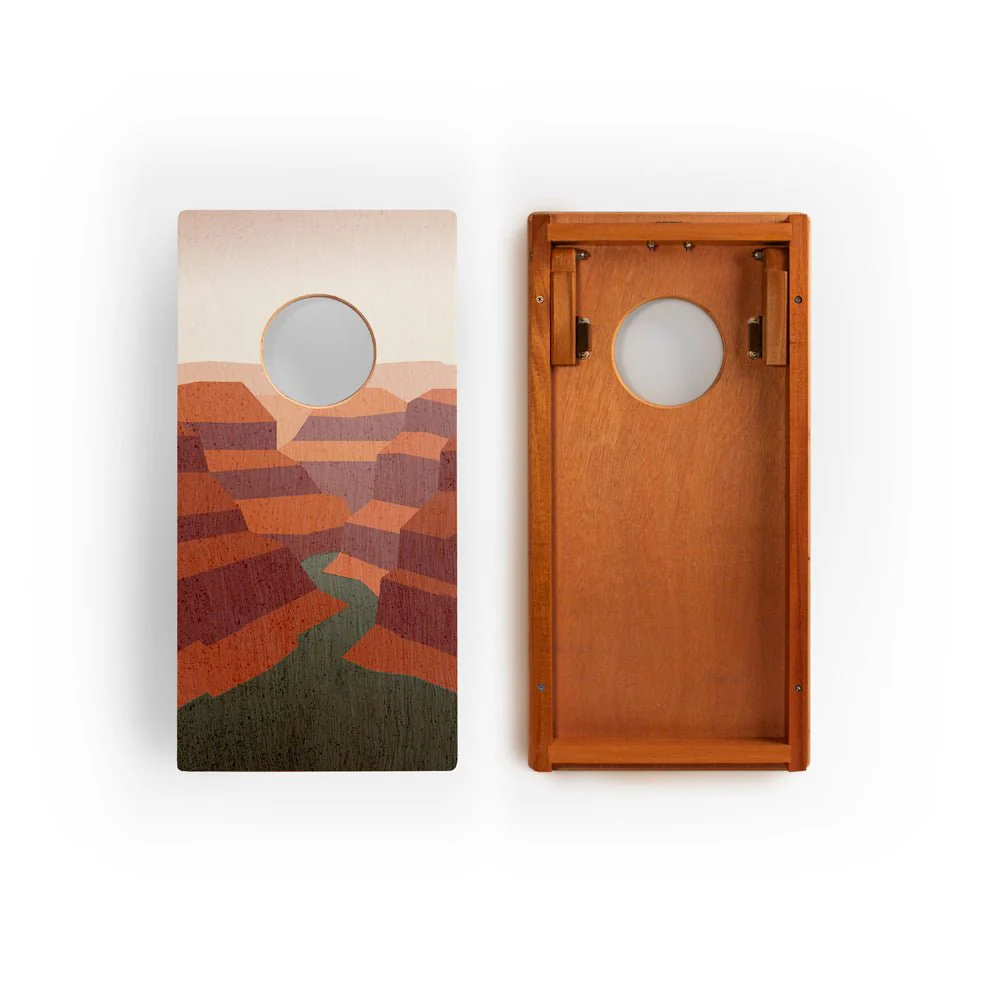 1ft x 2ft Graphic Wood Travel Cornhole Set | National Parks Inspired Collection - Image 8