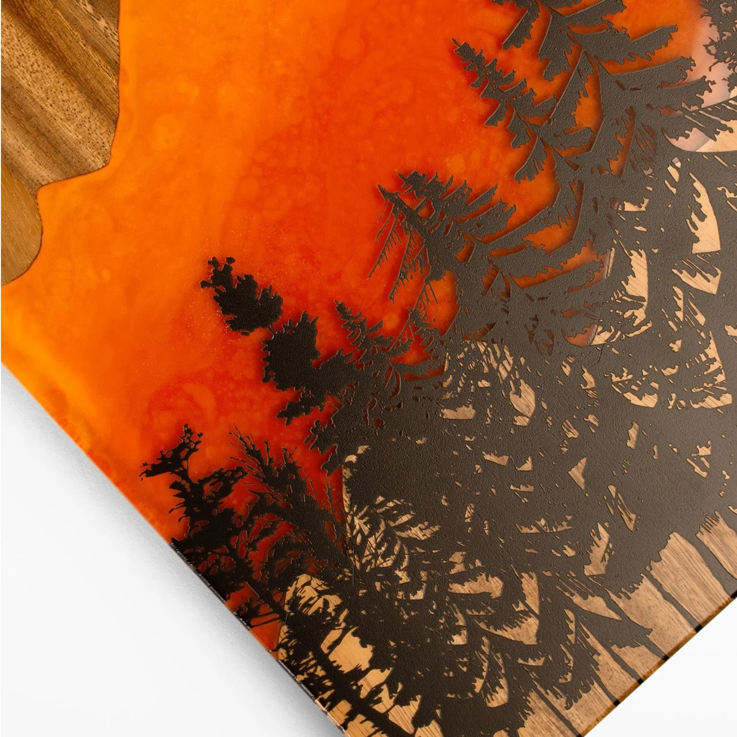 1ft x 2ft Resin & Wood Travel Cornhole Set | Mountain Collection - Image 13