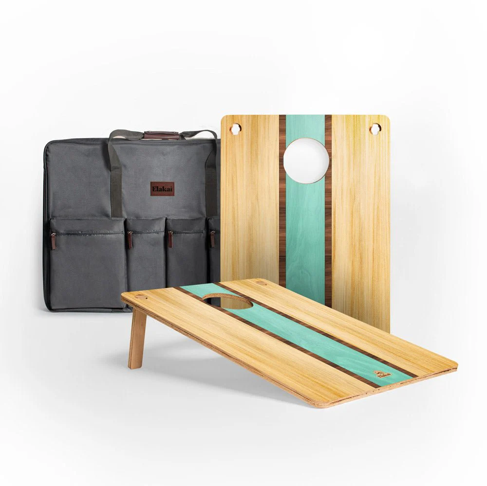 22-in × 31-in Wood Travel Cornhole Boards Set | Weekender Collection - Image 4
