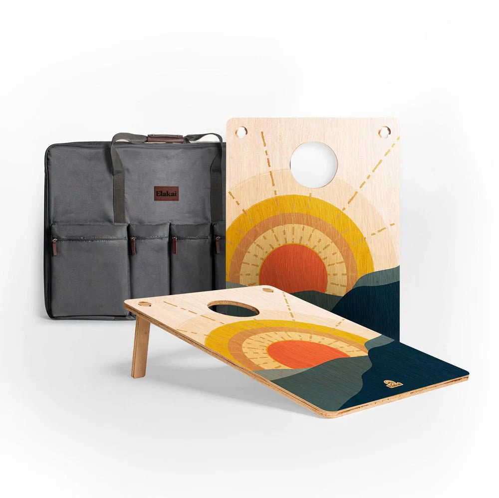 22-in × 31-in Wood Travel Cornhole Boards Set | Weekender Collection - Image 7