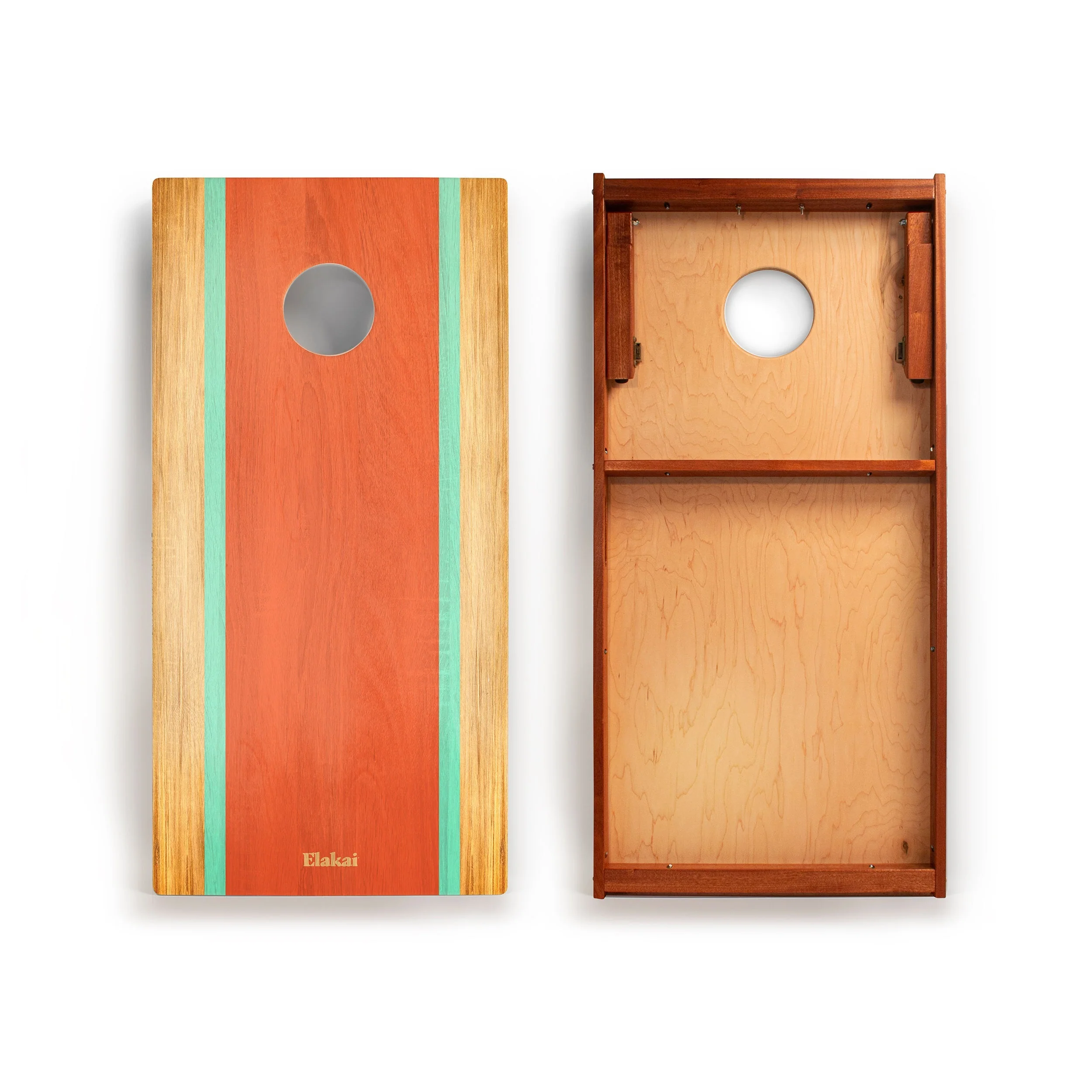 2ft x 4ft Graphic Wood Classic Cornhole Set | Classic Beach Stripes Collection - Image 5