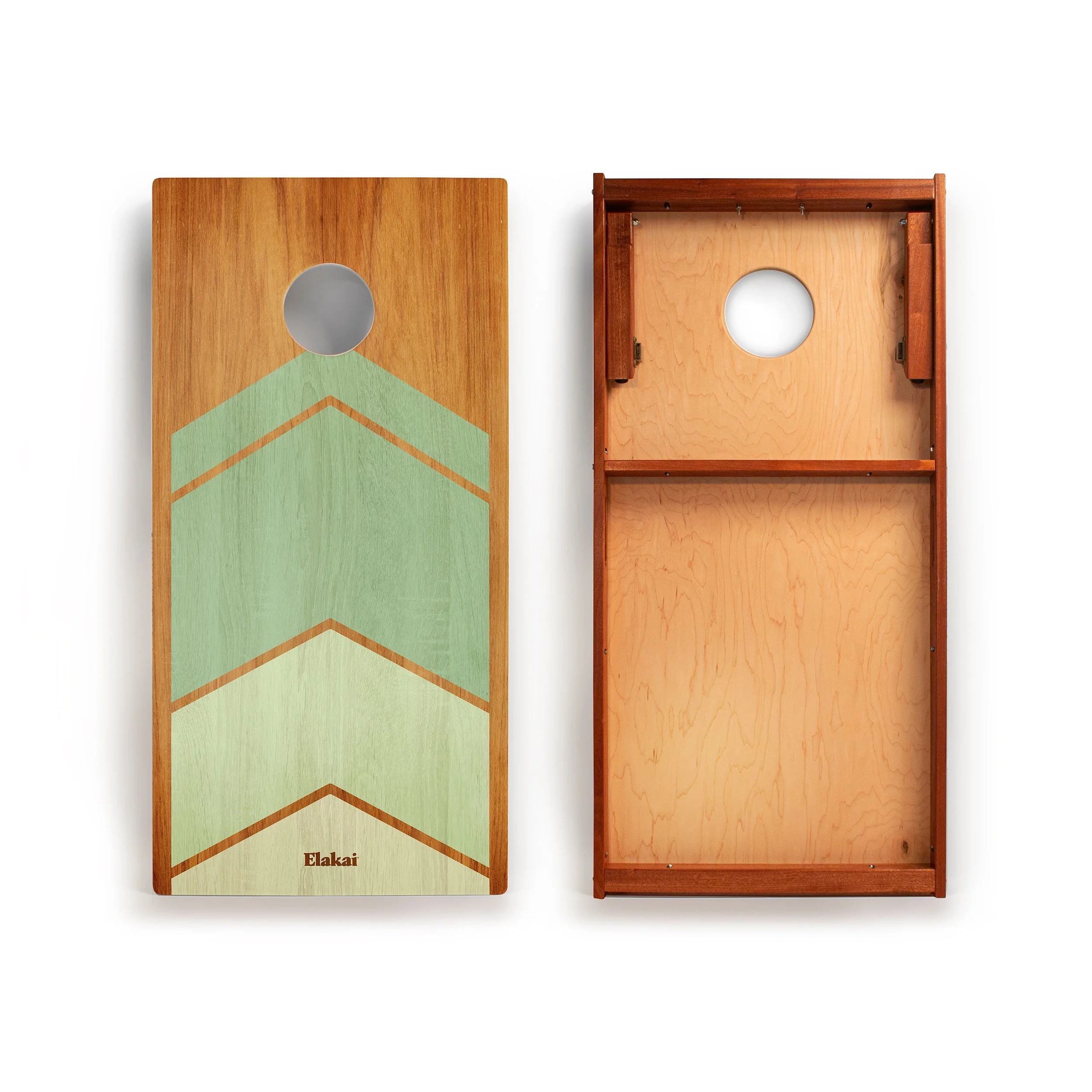 2ft x 4ft Graphic Wood Classic Cornhole Set | Modern Angle Collection - Image 2