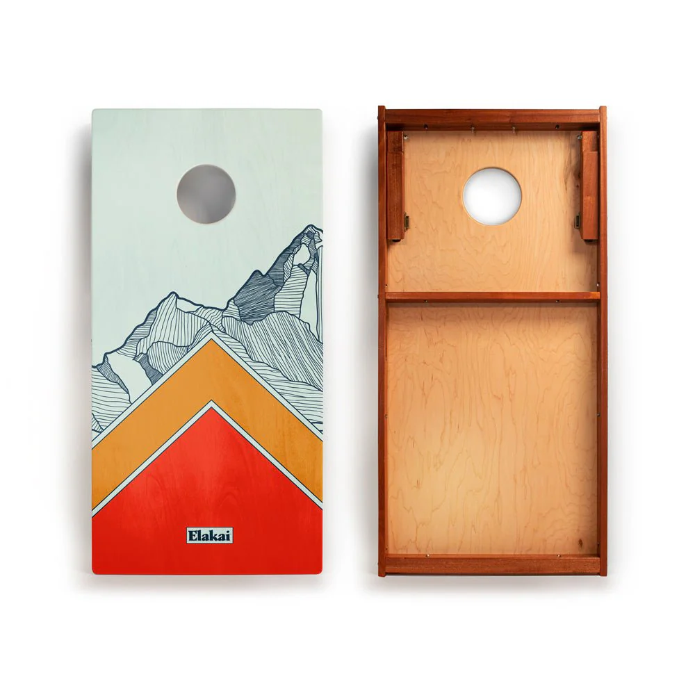 2ft x 4ft Graphic Wood Classic Cornhole Set | Modern Angle Collection - Image 5