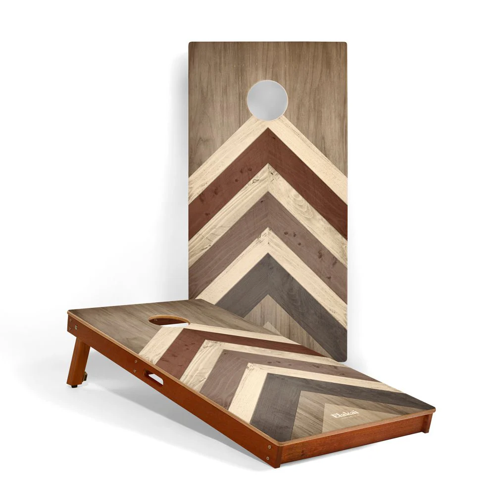 2ft x 4ft Graphic Wood Classic Cornhole Set | Modern Angle Collection - Image 7