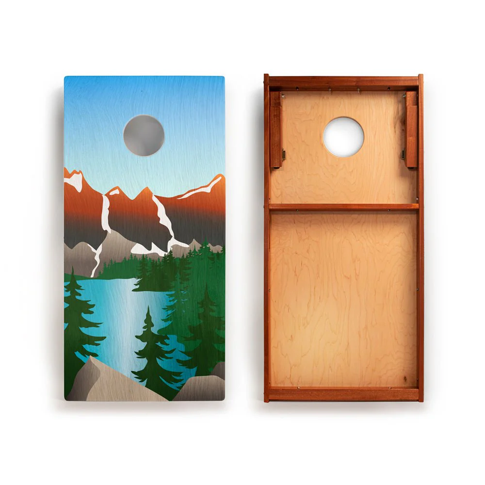 2ft x 4ft Graphic Wood Classic Cornhole Set | National Parks Inspired Collection - Image 17