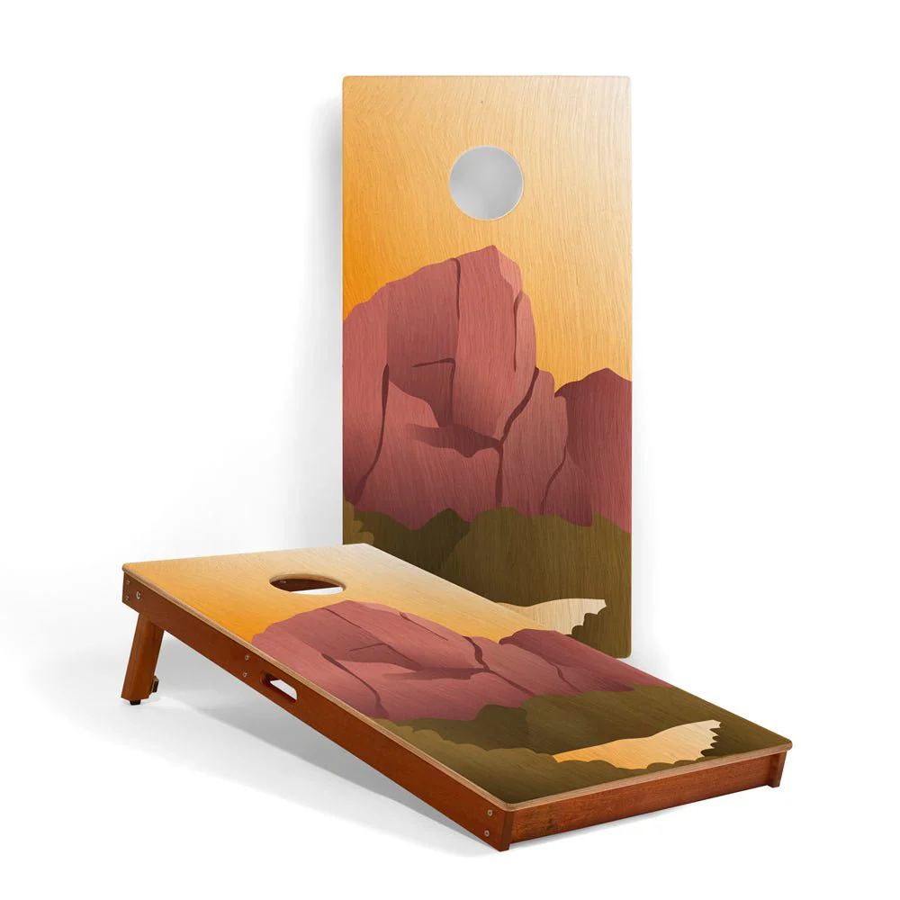 2ft x 4ft Graphic Wood Classic Cornhole Set | National Parks Inspired Collection - Image 28