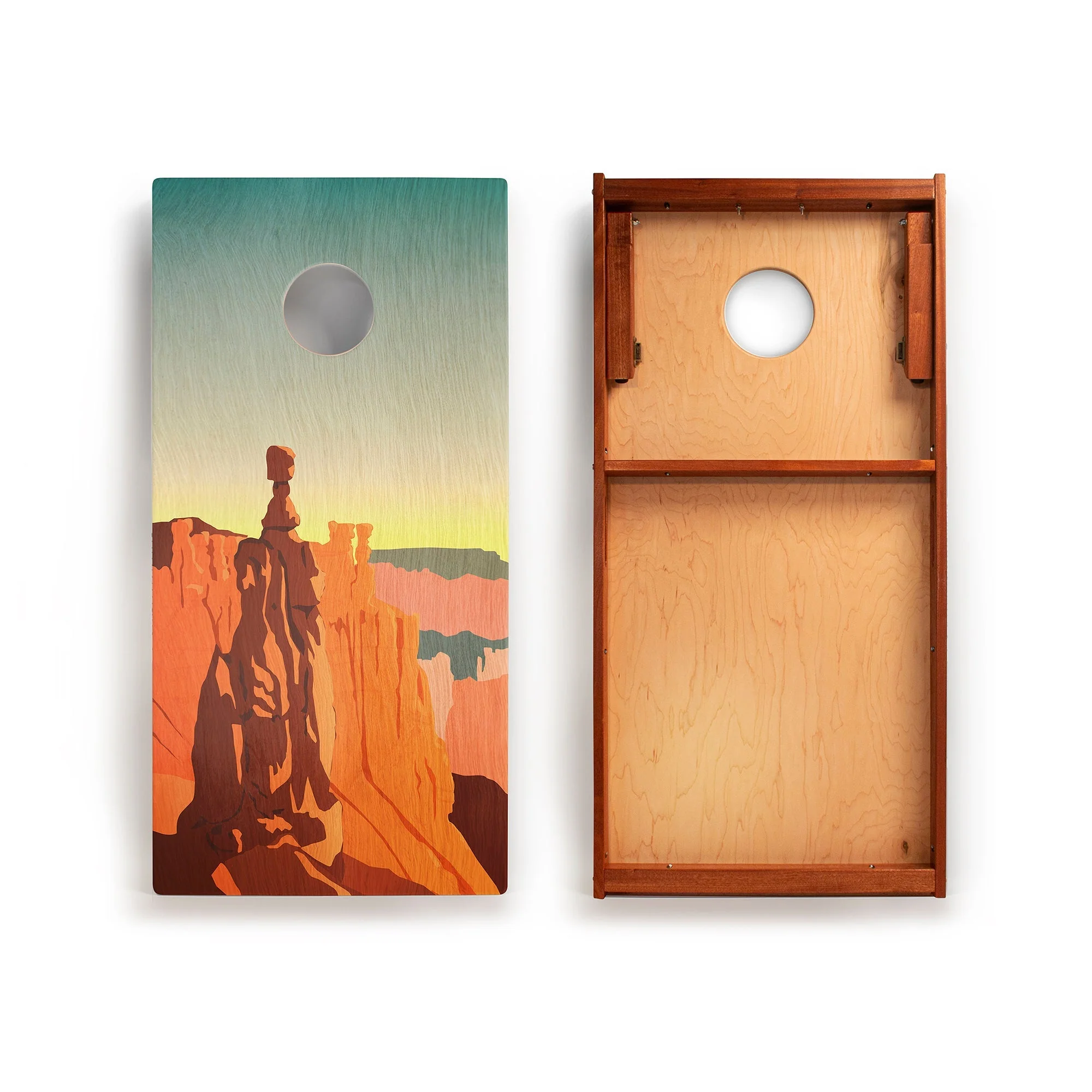 2ft x 4ft Graphic Wood Classic Cornhole Set | National Parks Inspired Collection - Image 53
