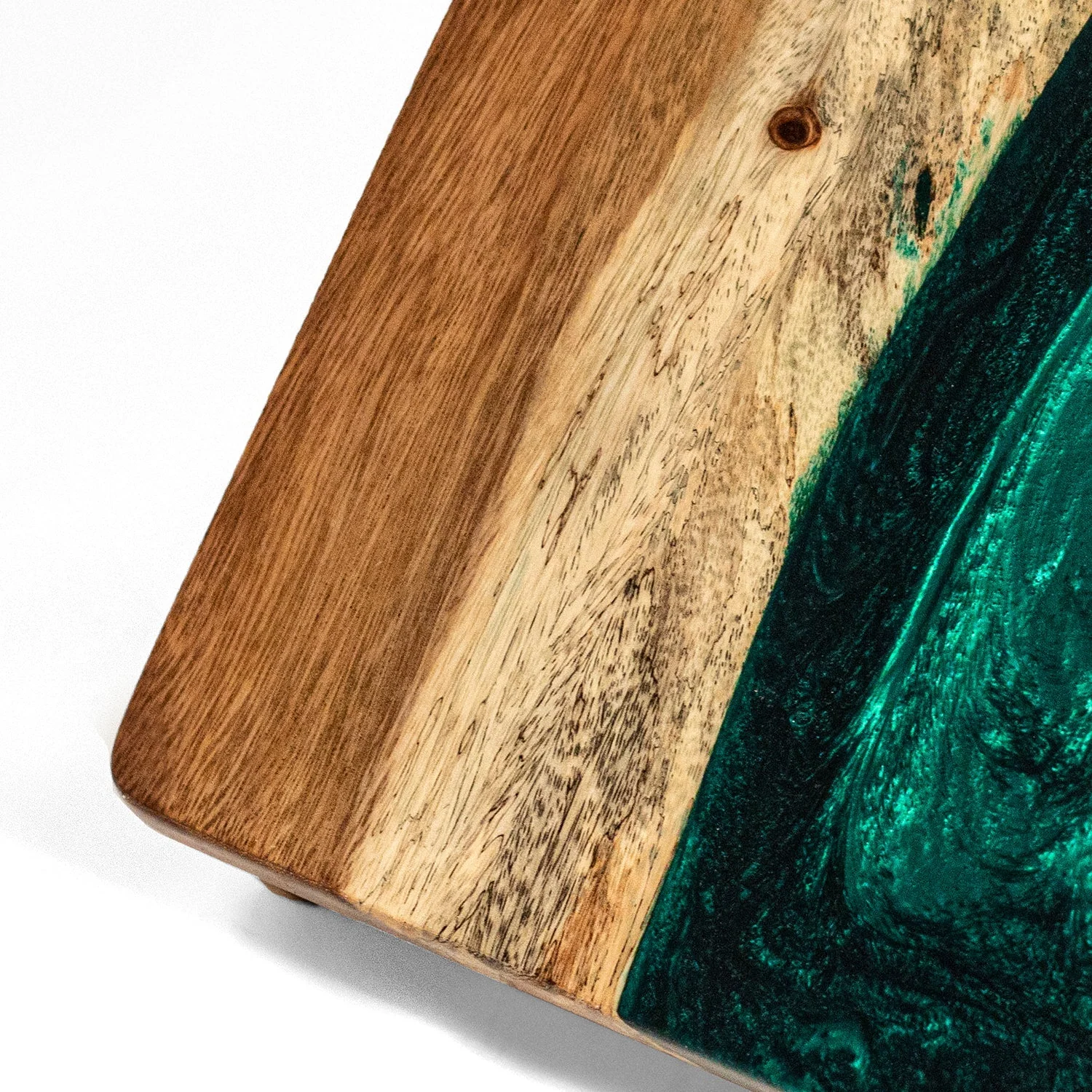 2ft x 4ft Resin & Wood Classic Cornhole Set | Live Edge River Collection - Image 20