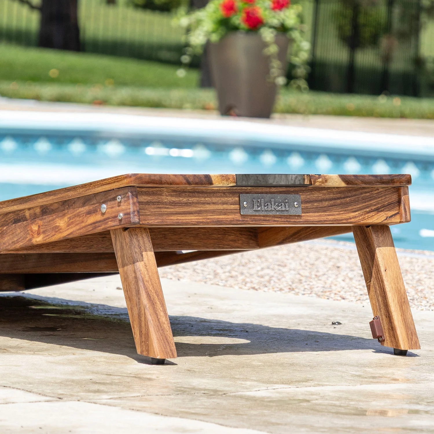 2ft x 4ft Resin & Wood Classic Cornhole Set | Live Edge River Collection - Image 27
