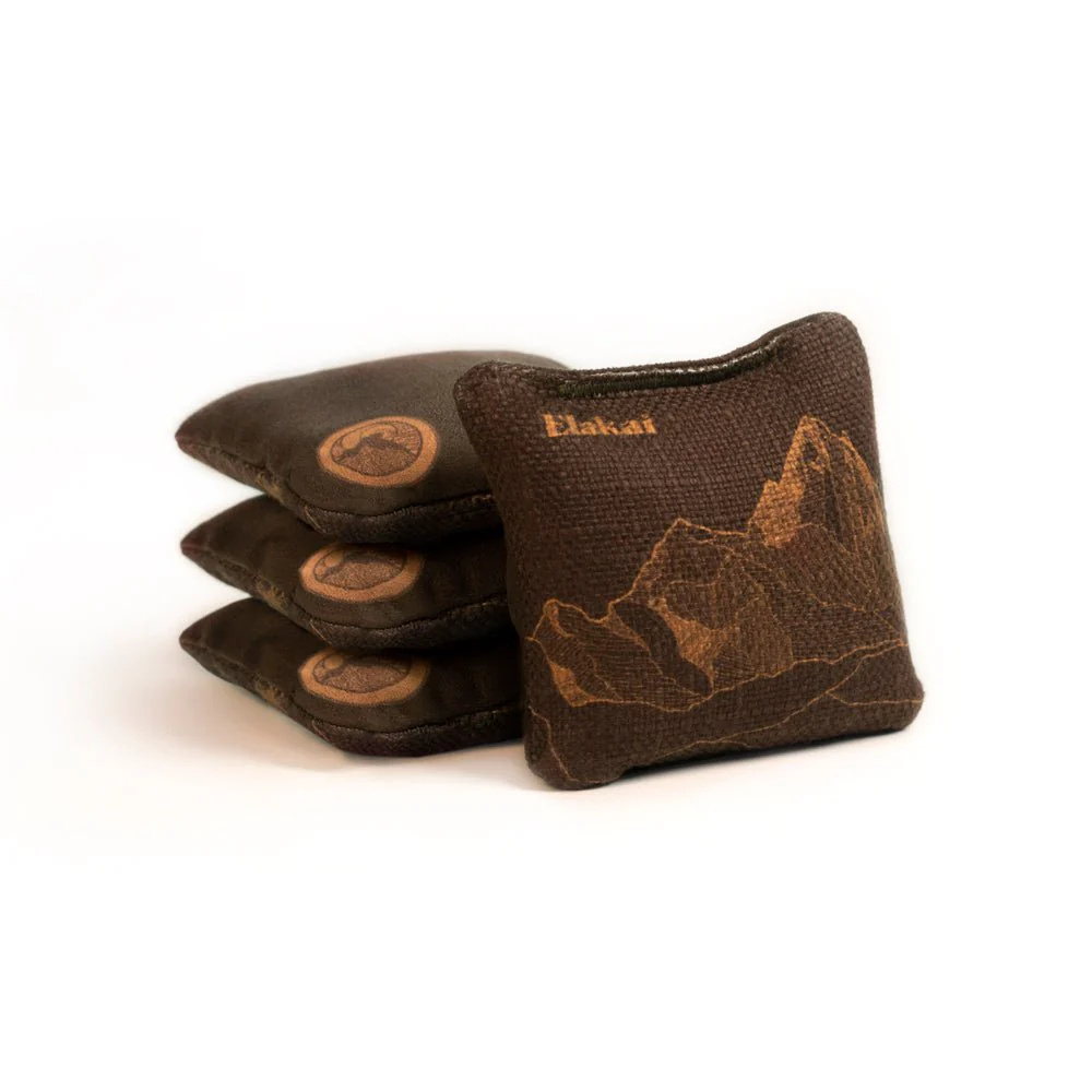 4-in Travel Dual-Sided Cornhole Bags | Mt. Elakai Design Collection - Image 11