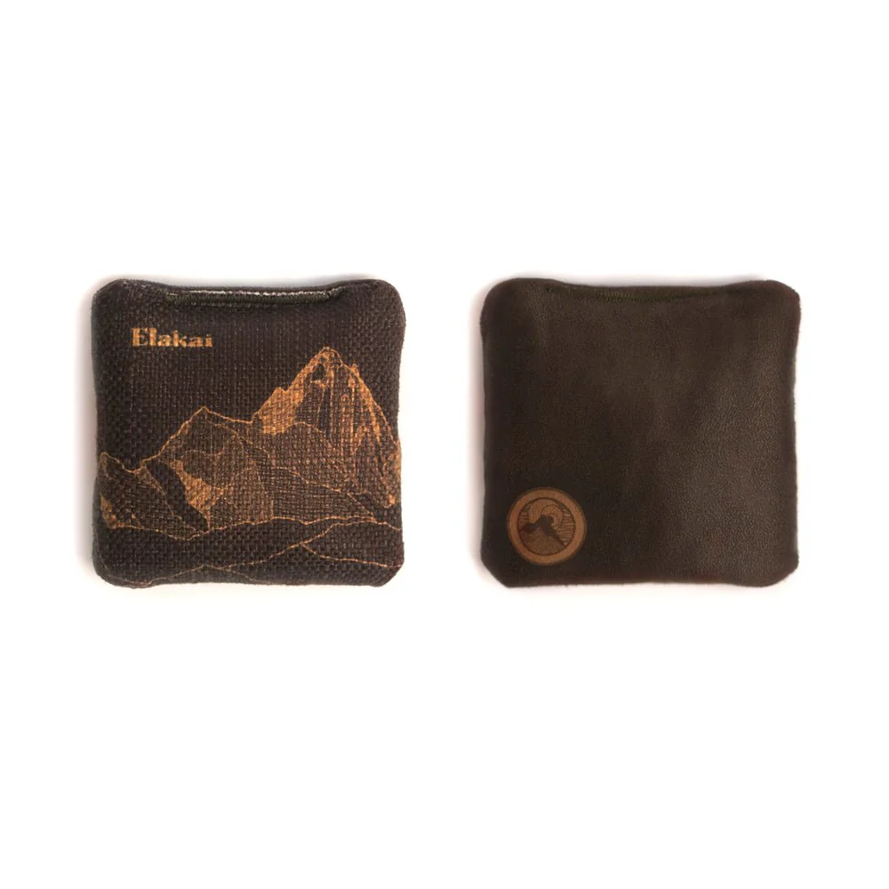 4-in Travel Dual-Sided Cornhole Bags | Mt. Elakai Design Collection - Image 12