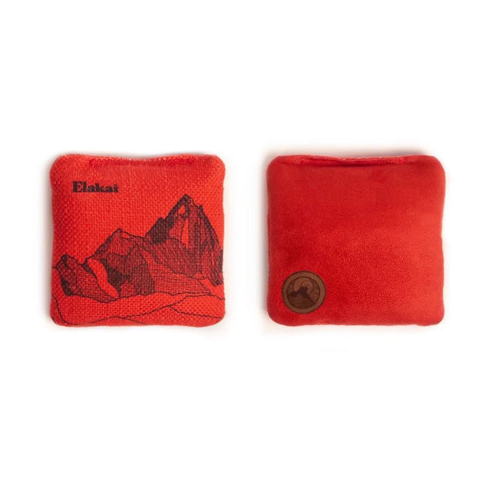 4-in Travel Dual-Sided Cornhole Bags | Mt. Elakai Design Collection - Image 4