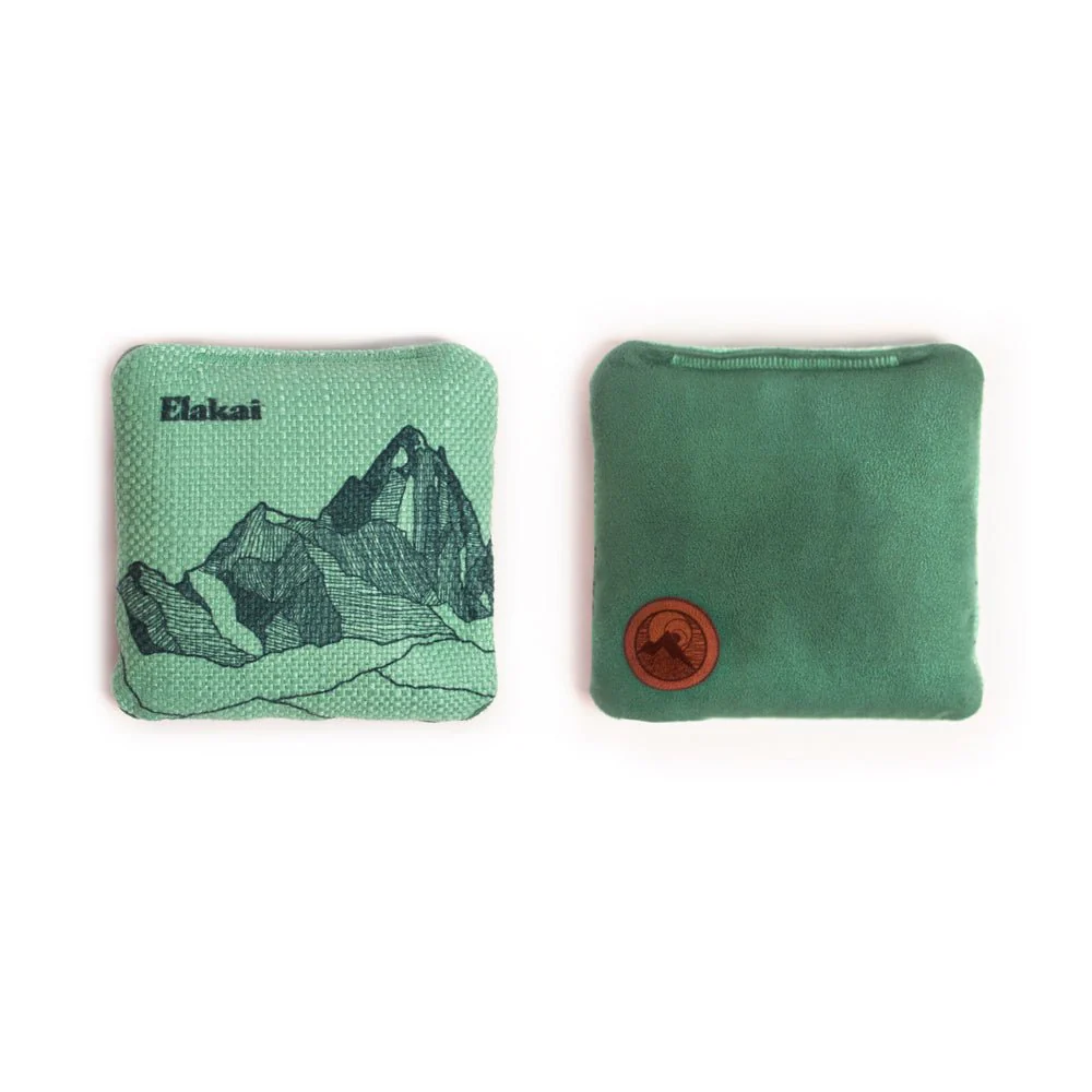 4-in Travel Dual-Sided Cornhole Bags | Mt. Elakai Design Collection - Image 8