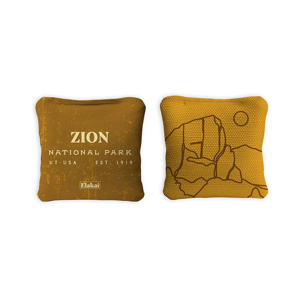 4-in Travel Dual-Sided Cornhole Bags | National Parks Collection - Image 147