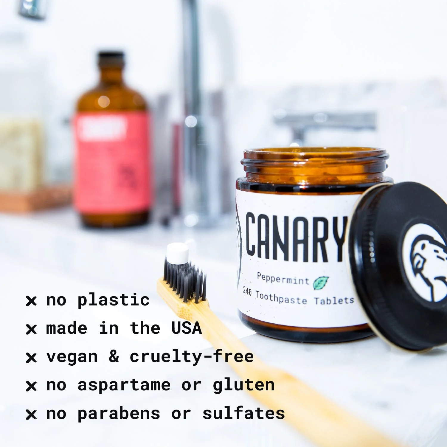 4 Pack Sampler of Canary Toothpaste Tablets - Image 8