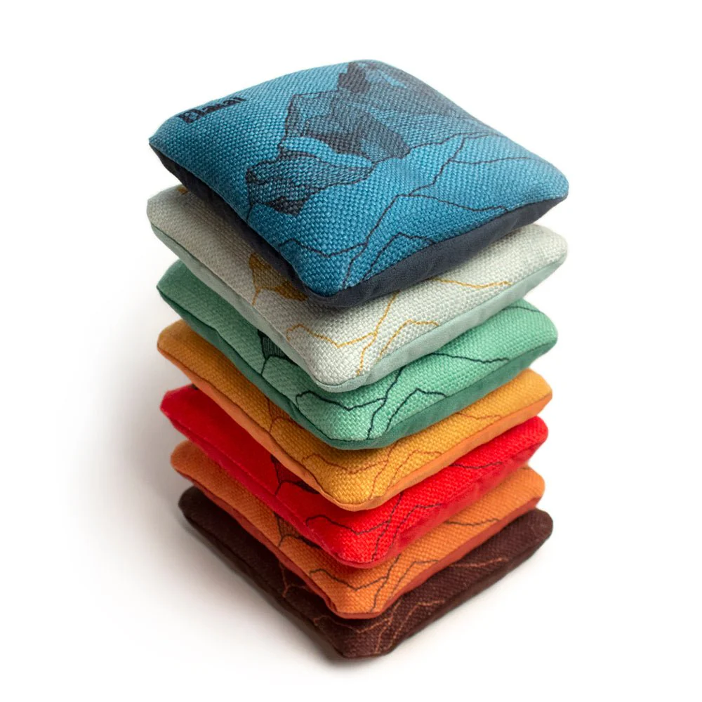 6-in Dual-Sided Cornhole Bags | Mt. Elakai Design Collection - Image 29