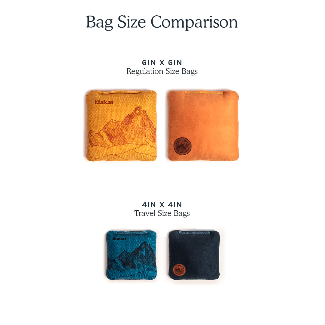 6-in Dual-Sided Cornhole Bags | Mt. Elakai Design Collection - Image 31