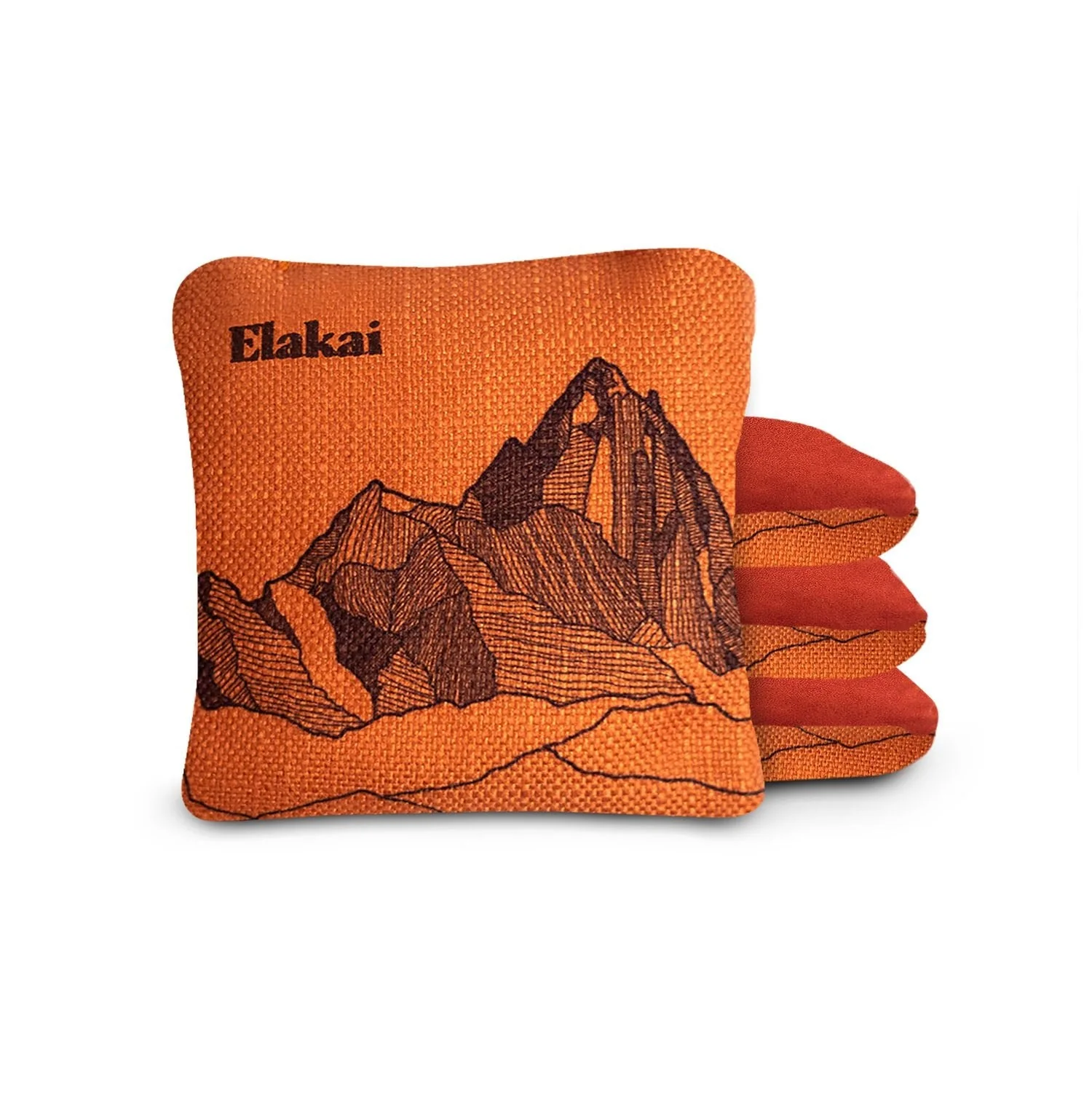 6-in Dual-Sided Cornhole Bags | Mt. Elakai Design Collection - Image 9