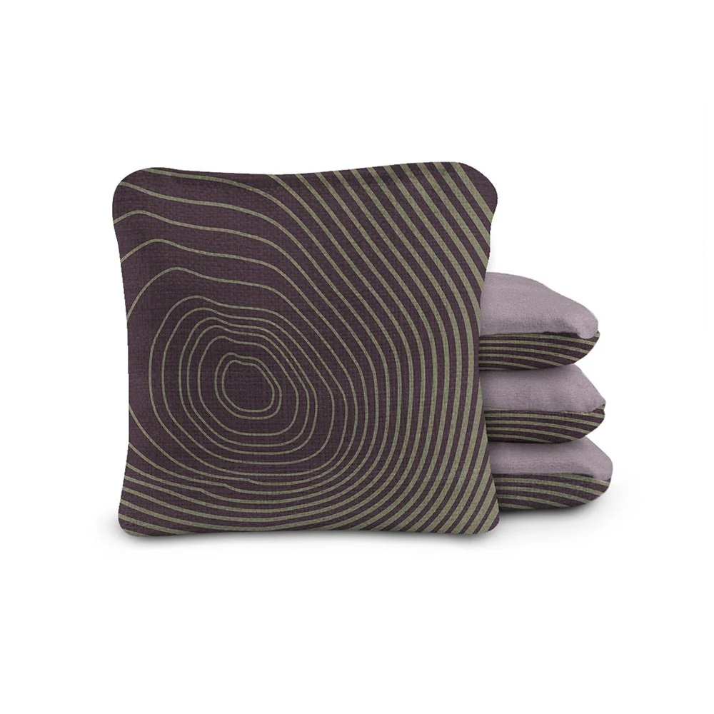 6-in Dual-Sided Cornhole Bags | Tree Rings Collection - Image 2
