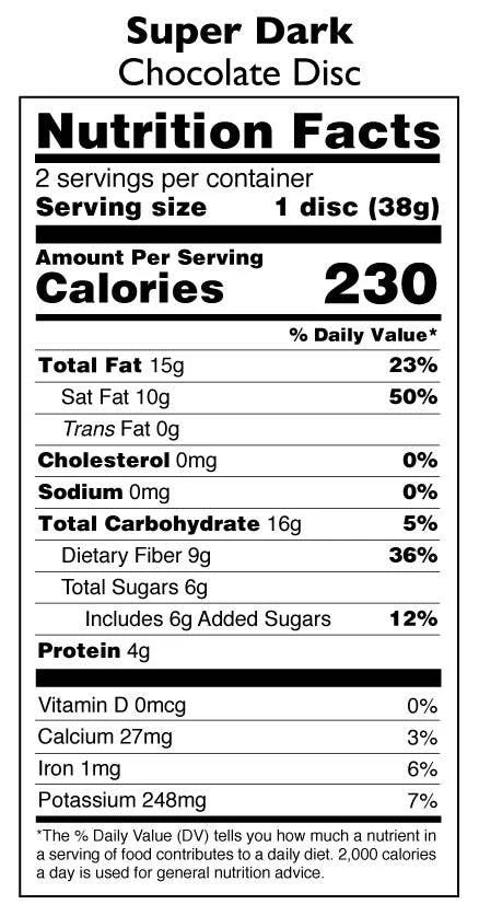 85% Super Dark Chocolate Disc - Image 5