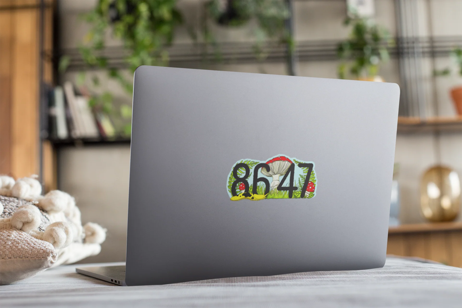 8647 Mushroom Sticker | No Kings/Anti-Oligarchy Sticker - Image 3