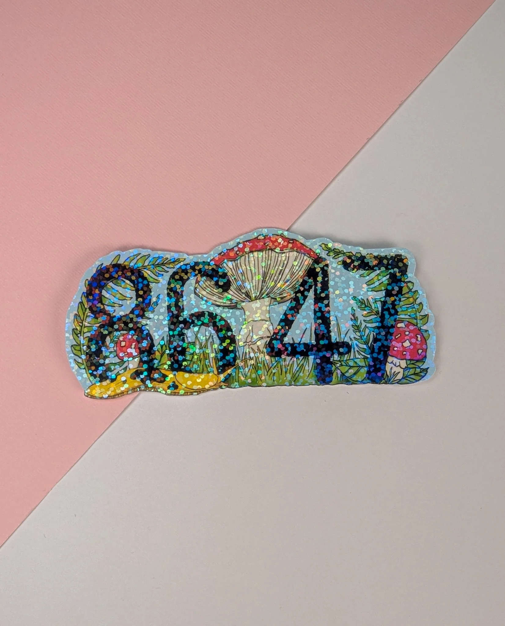 8647 Mushroom Sticker | No Kings/Anti-Oligarchy Sticker - Image 4