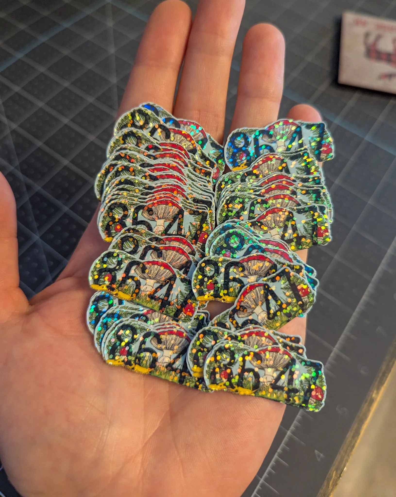 8647 Mushroom Sticker | No Kings/Anti-Oligarchy Sticker - Image 6
