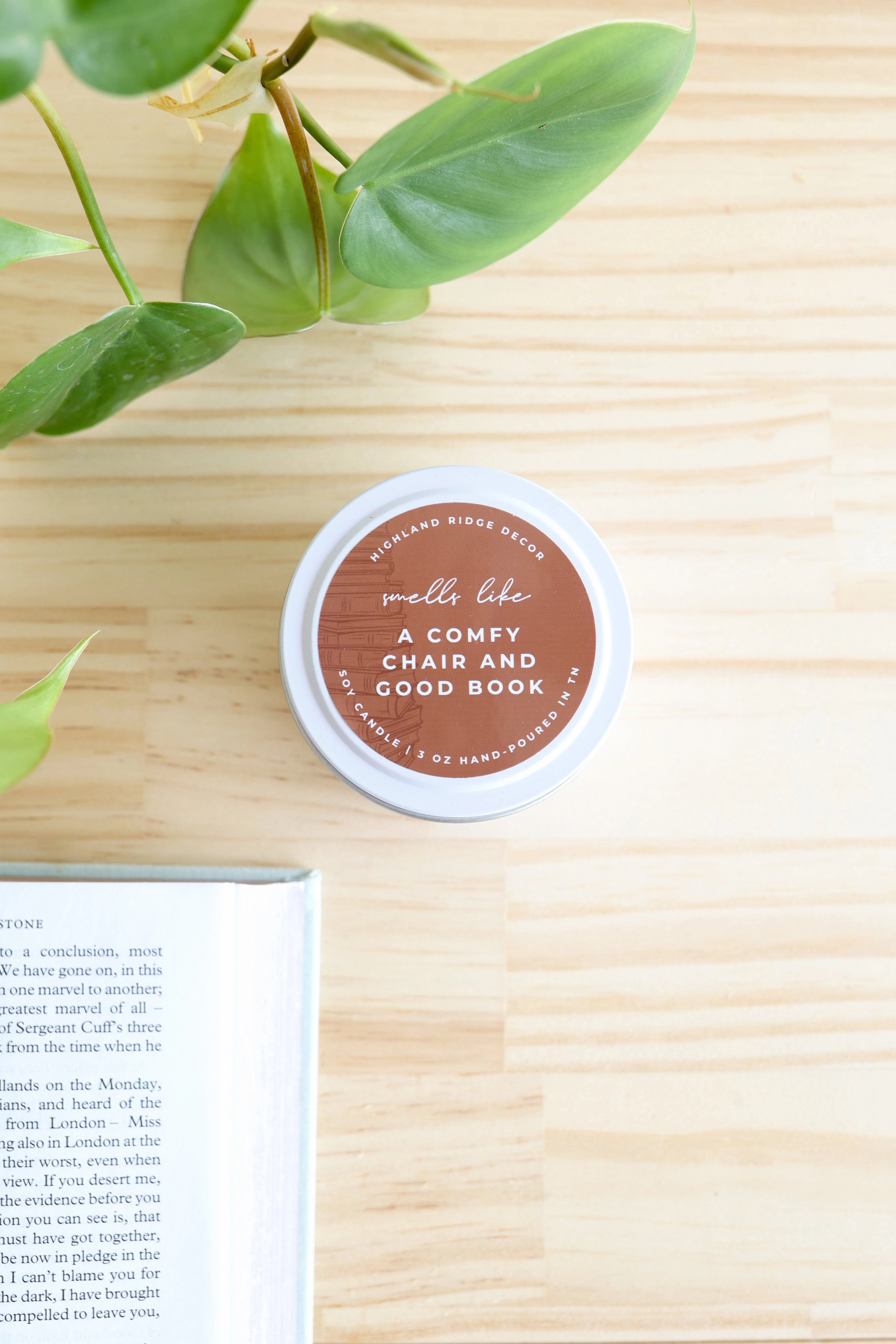 A Comfy Chair and Good Book Candle - Image 3