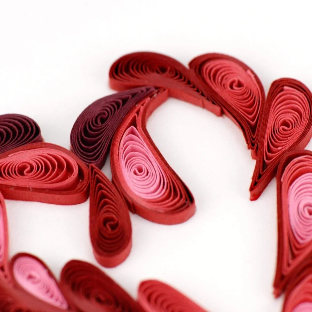A Toast to Love Quilled Greeting Card - Image 2