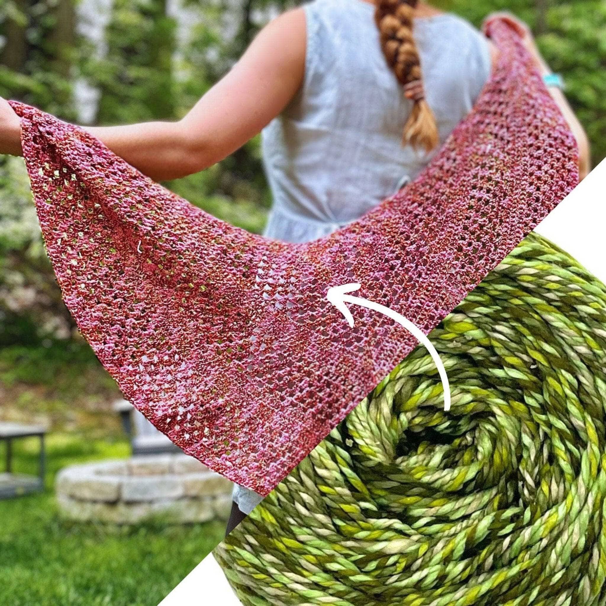 A Walk in the Garden Shawl Crochet Kit - Image 13