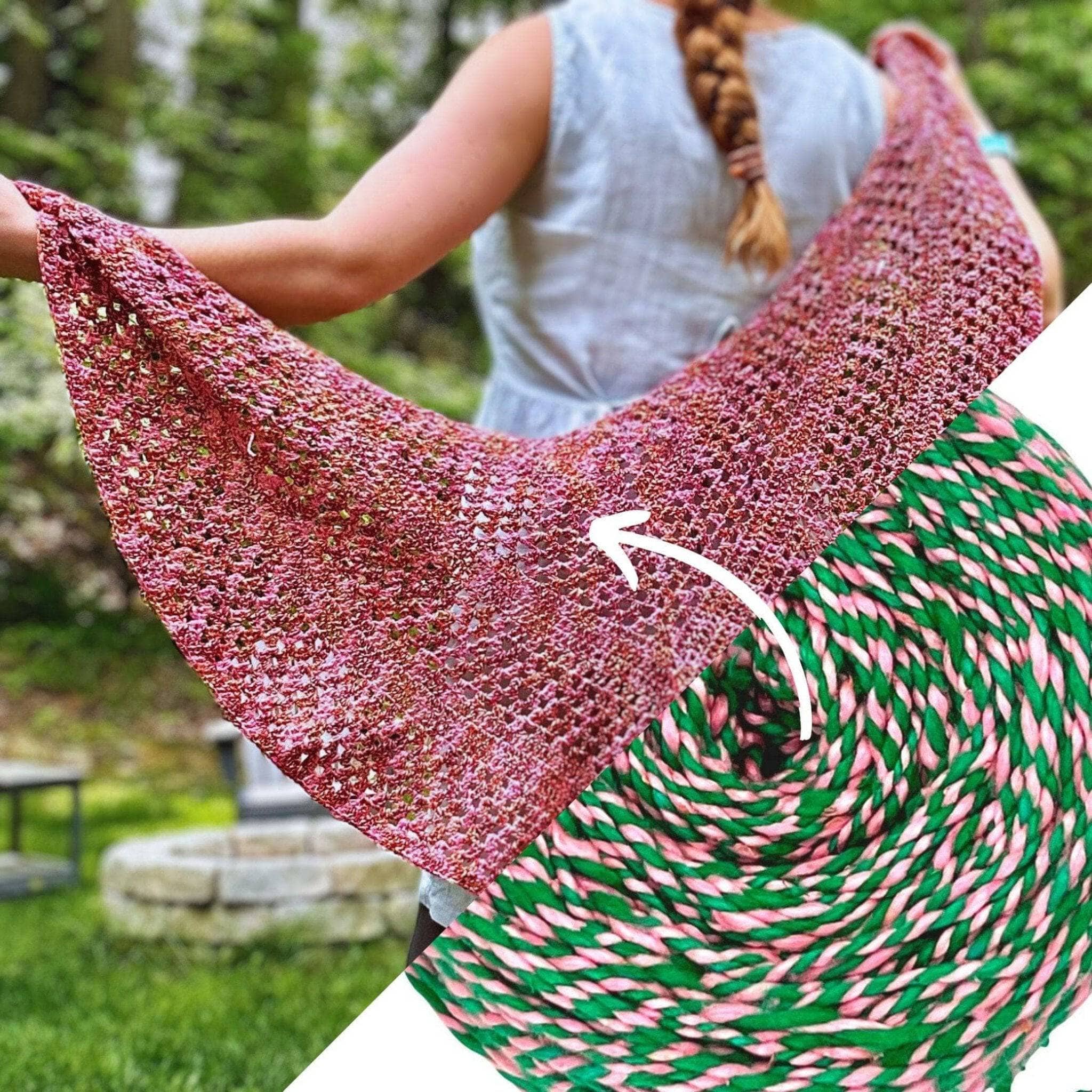 A Walk in the Garden Shawl Crochet Kit - Image 15