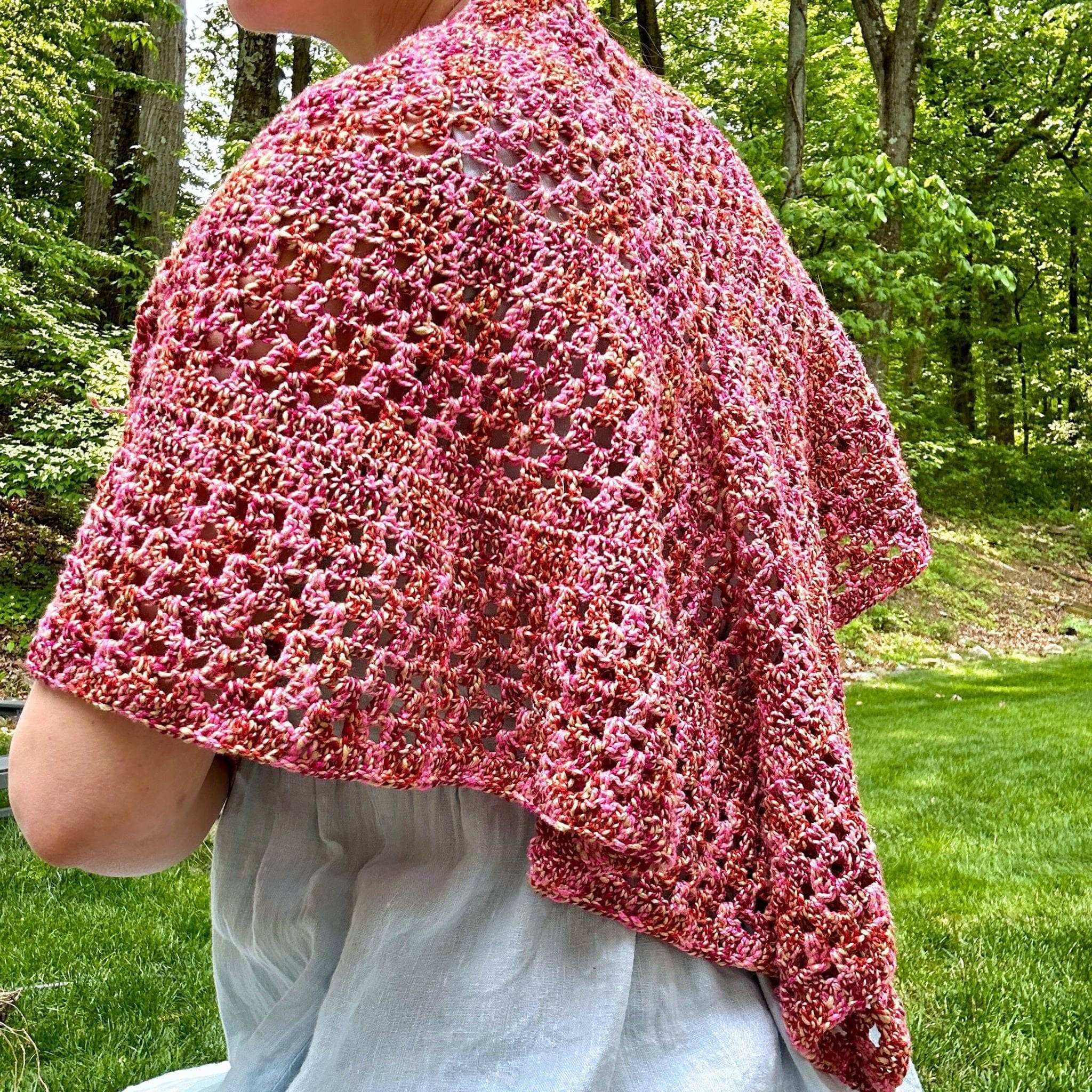 A Walk in the Garden Shawl Crochet Kit - Image 3