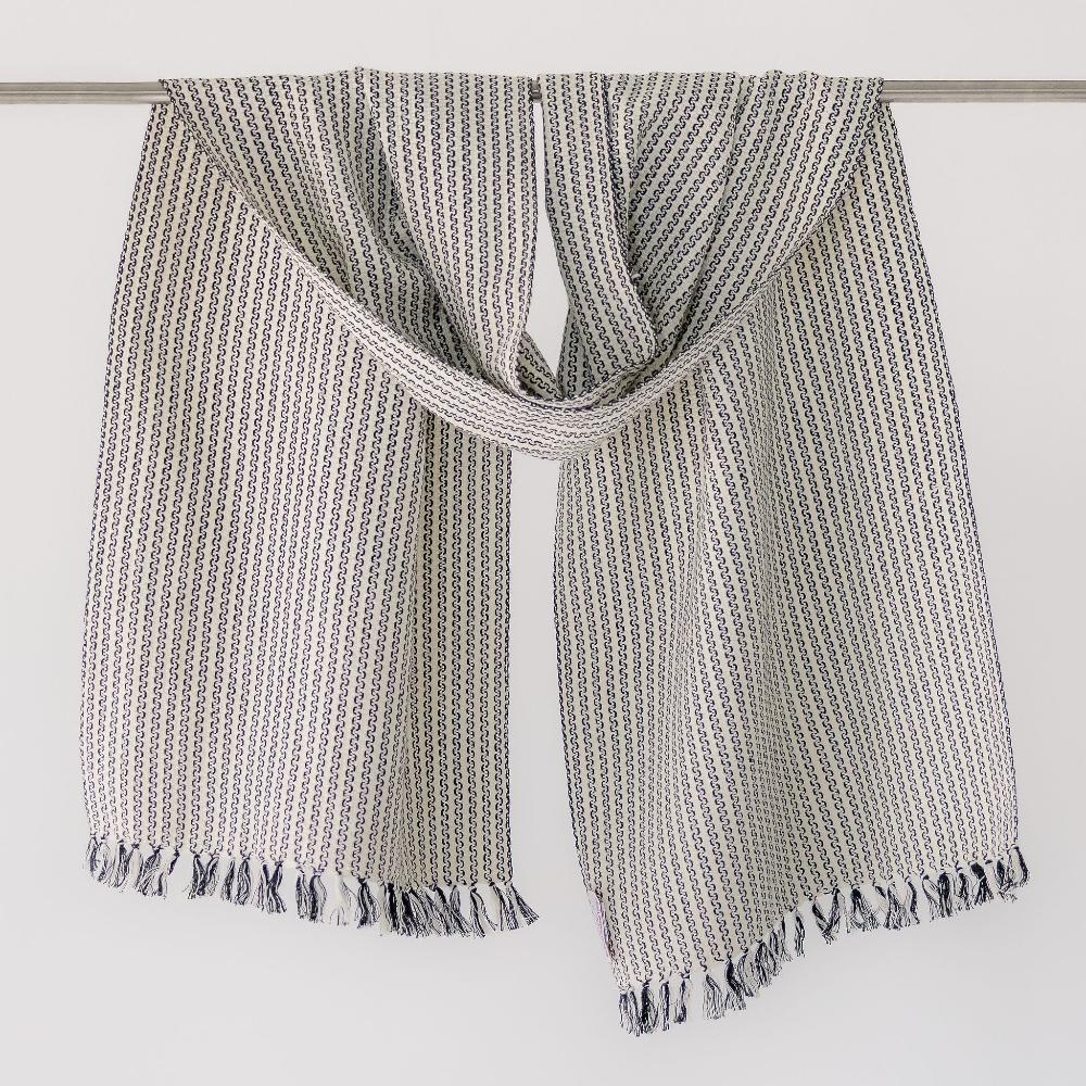 Aaron Handwoven Ethiopian Cotton Scarf - Image 6