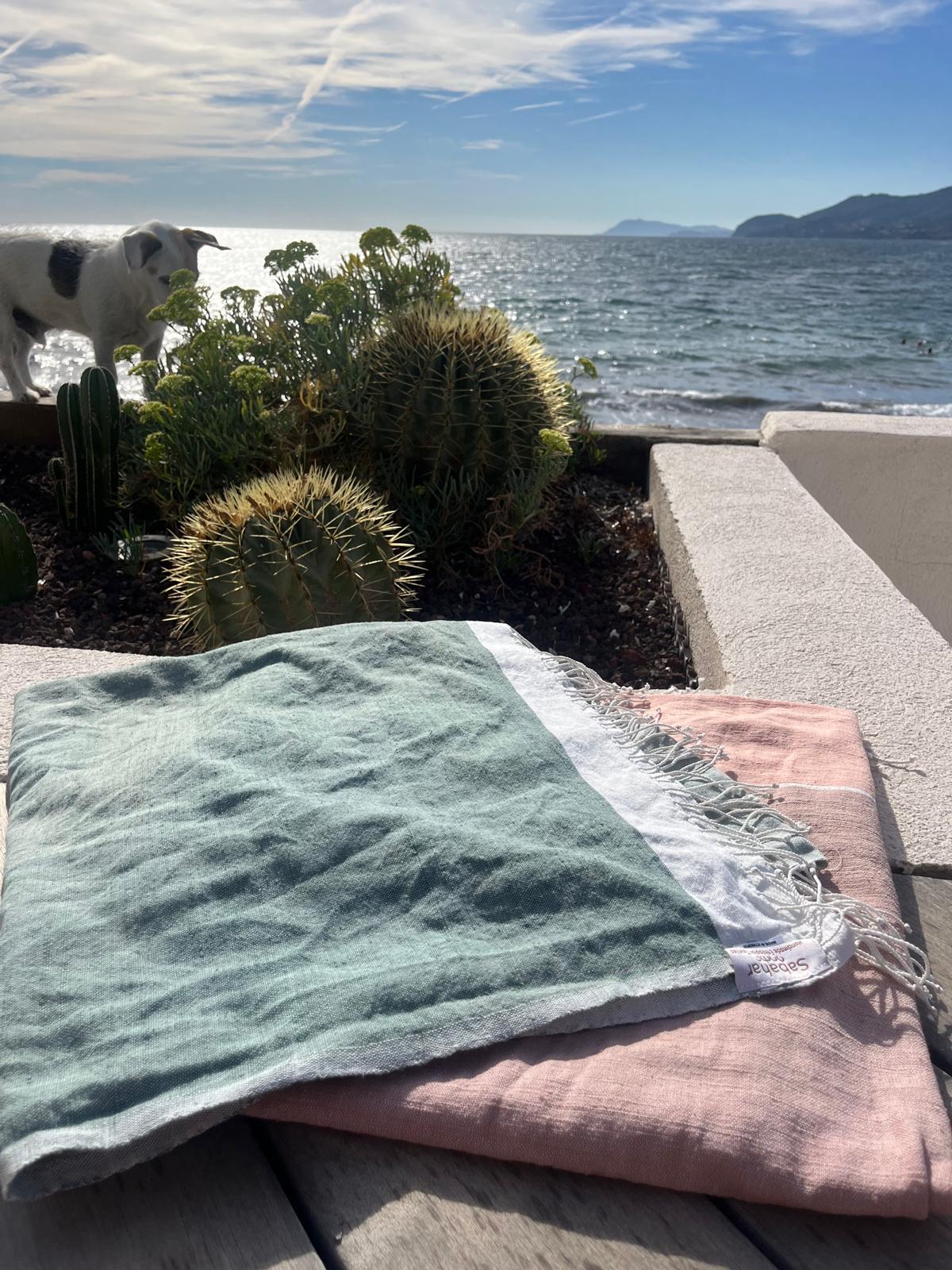 Abay Handwoven Ethiopian Cotton Beach Towel - Image 11