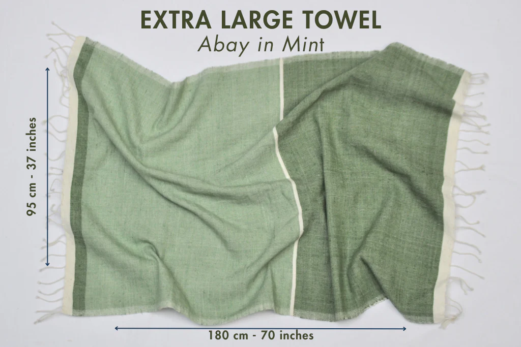 Abay Handwoven Ethiopian Cotton Beach Towel - Image 13